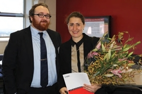 Professor Travis Waller and The Hon. Gladys Berejiklian